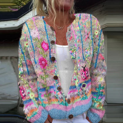 Sanne | Chic Floral Print Vest