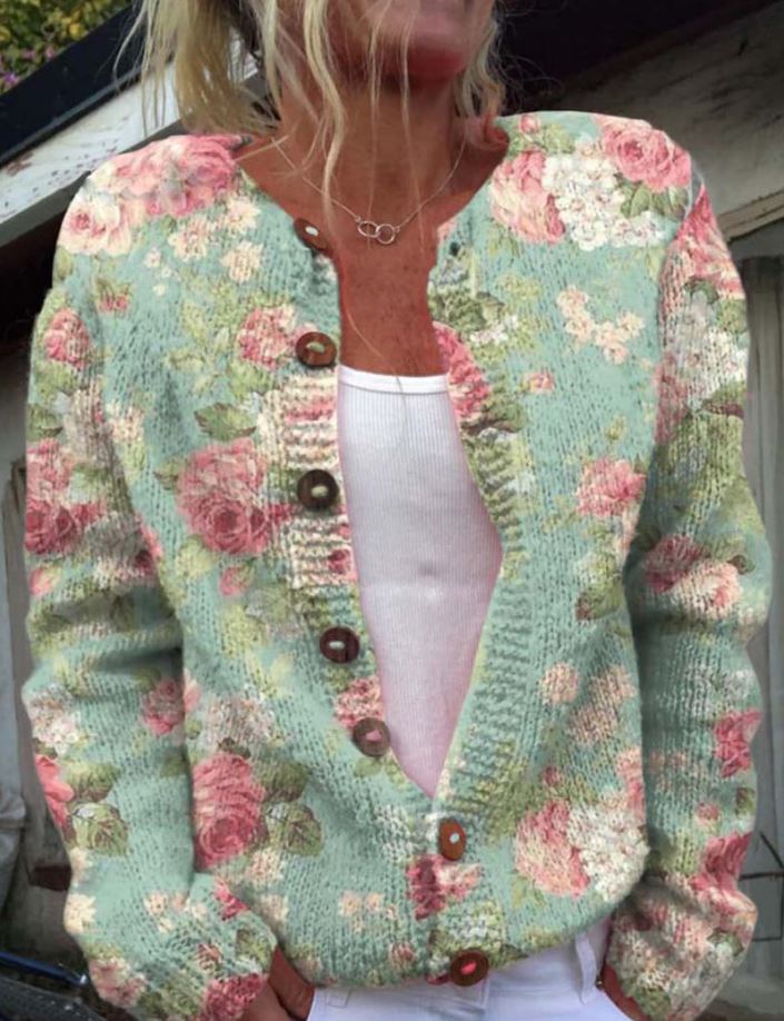 Sanne | Chic Floral Print Vest