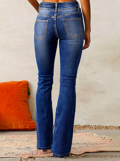 Aya™ | High-Waisted Flared Jeans