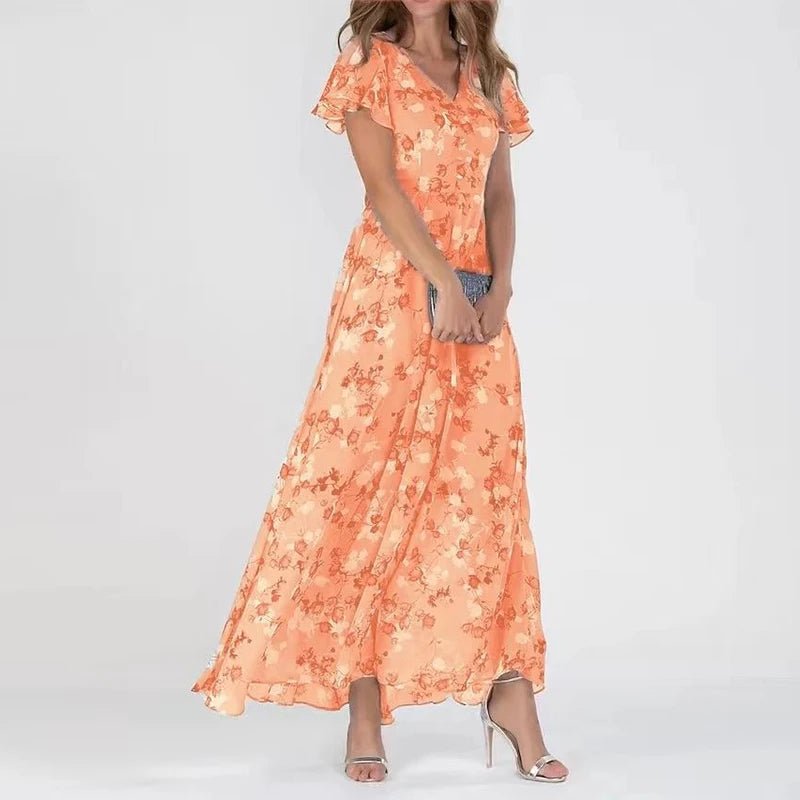 Kaitlyn | Chic Floral Maxi Dress