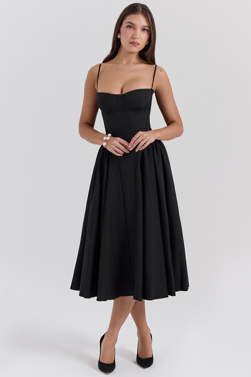 Celine Corset Midi Dress