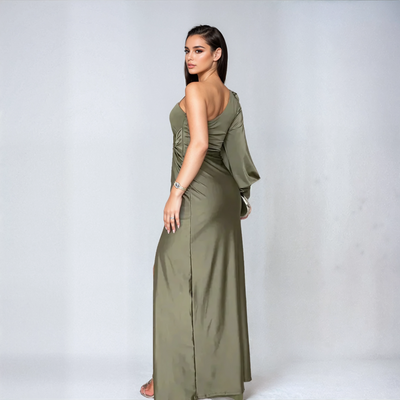 Leila™ | Long Dress with Enchanted Sleeve