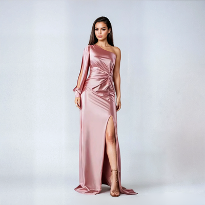 Leila™ | Long Dress with Enchanted Sleeve