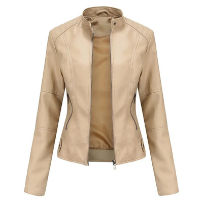 Pia | Elegant and Stylish Leather Jacket