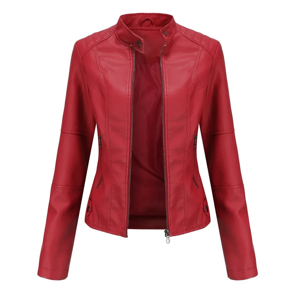 Pia | Elegant and Stylish Leather Jacket
