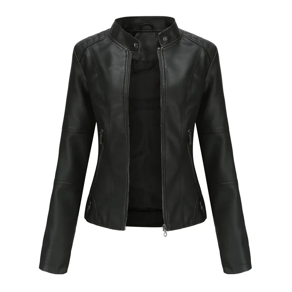 Pia | Elegant and Stylish Leather Jacket