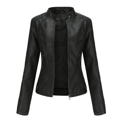 Pia | Elegant and Stylish Leather Jacket