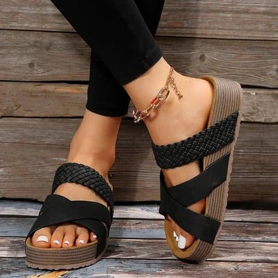 Olive Orthopedic Sandals