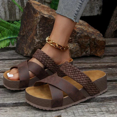 Olive Orthopedic Sandals