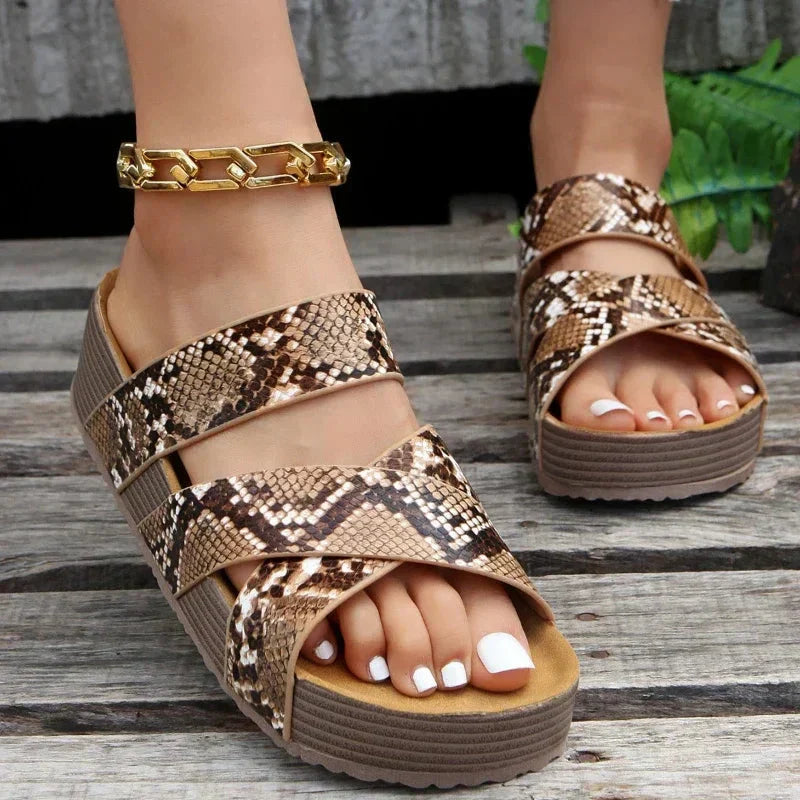 Olive Orthopedic Sandals