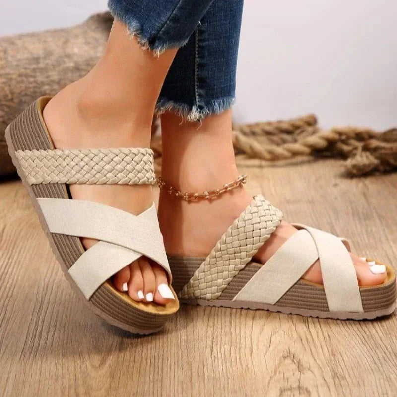 Olive Orthopedic Sandals