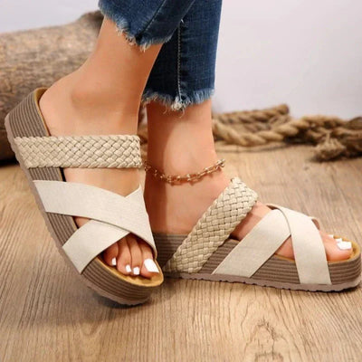 Olive Orthopedic Sandals