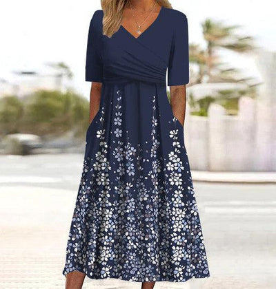 Susannah | Chic Floral-Embellished Maxi Dress