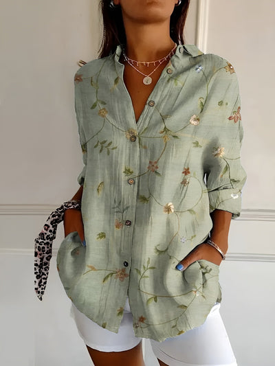 Avril | Chic Blouse Featuring Whimsical Prints