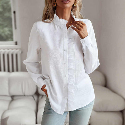 Edith | Chic Blouse with Romantic Ruffles
